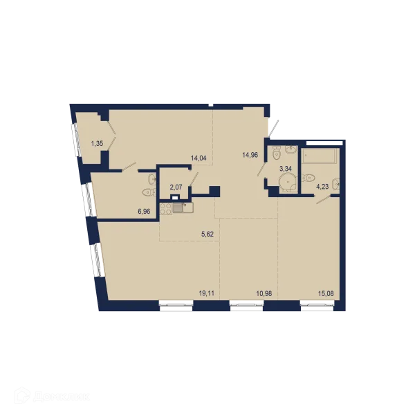 Квартира в ЖК NEW BRIDGE (Нью Бридж)