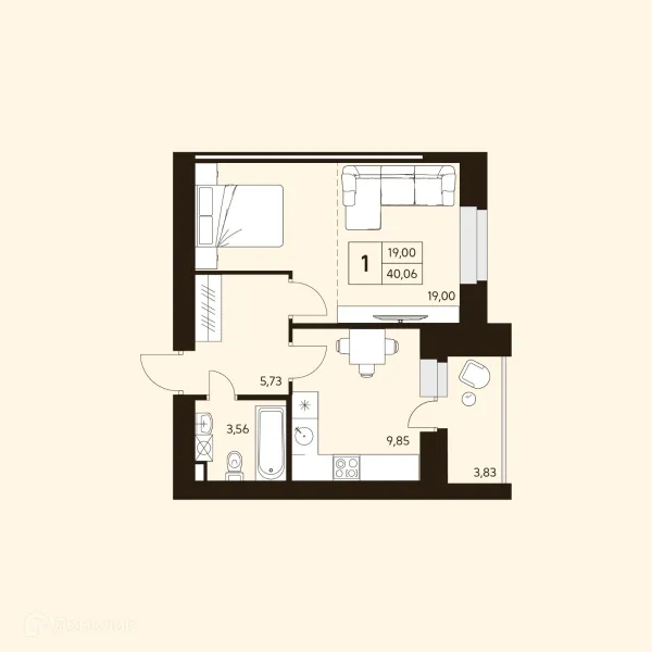 Квартира в ЖК MATUR (МАТУР)