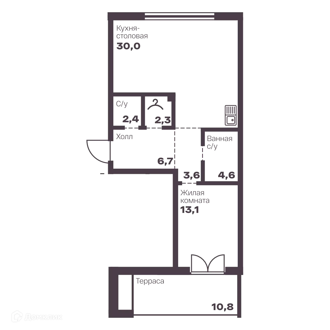 Фото квартиры в ЖК Бутик квартал Голос Меридиан
