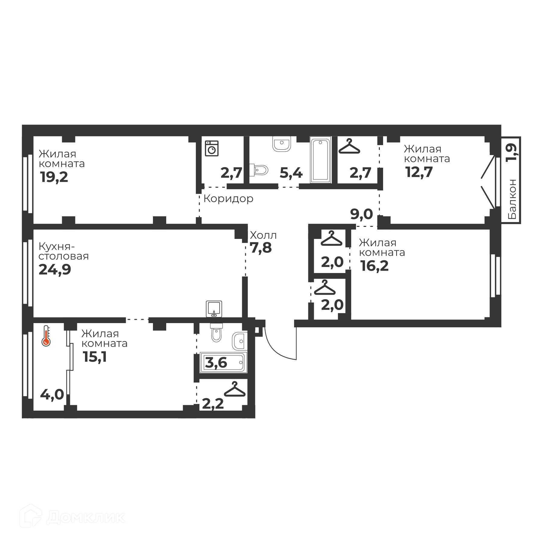 Фото квартиры в ЖК Голос Кашириных