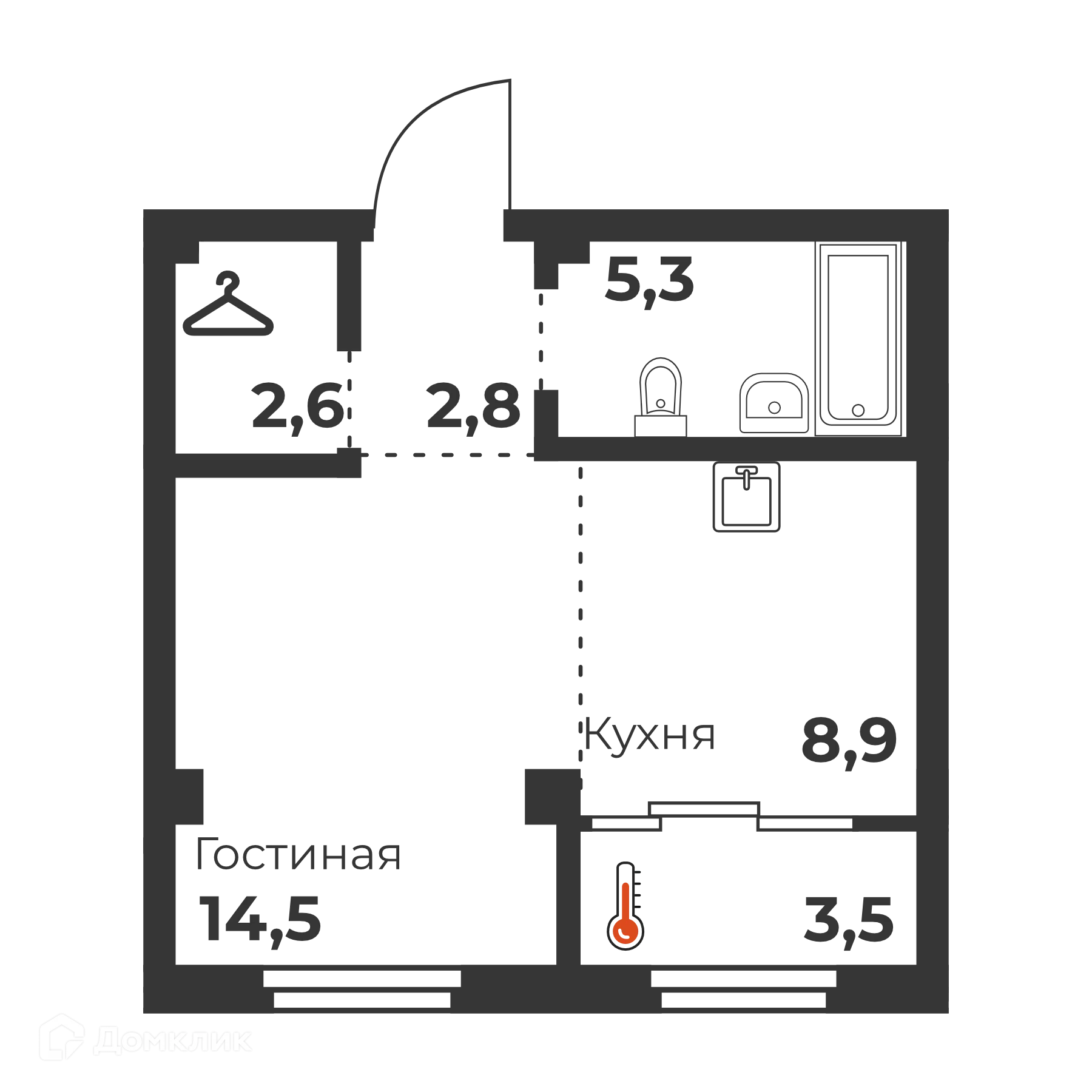 Фото квартиры в ЖК Голос Кашириных