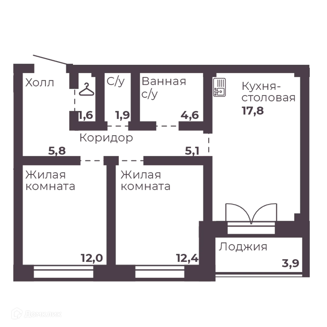 Фото квартиры в ЖК "4 Ленина"