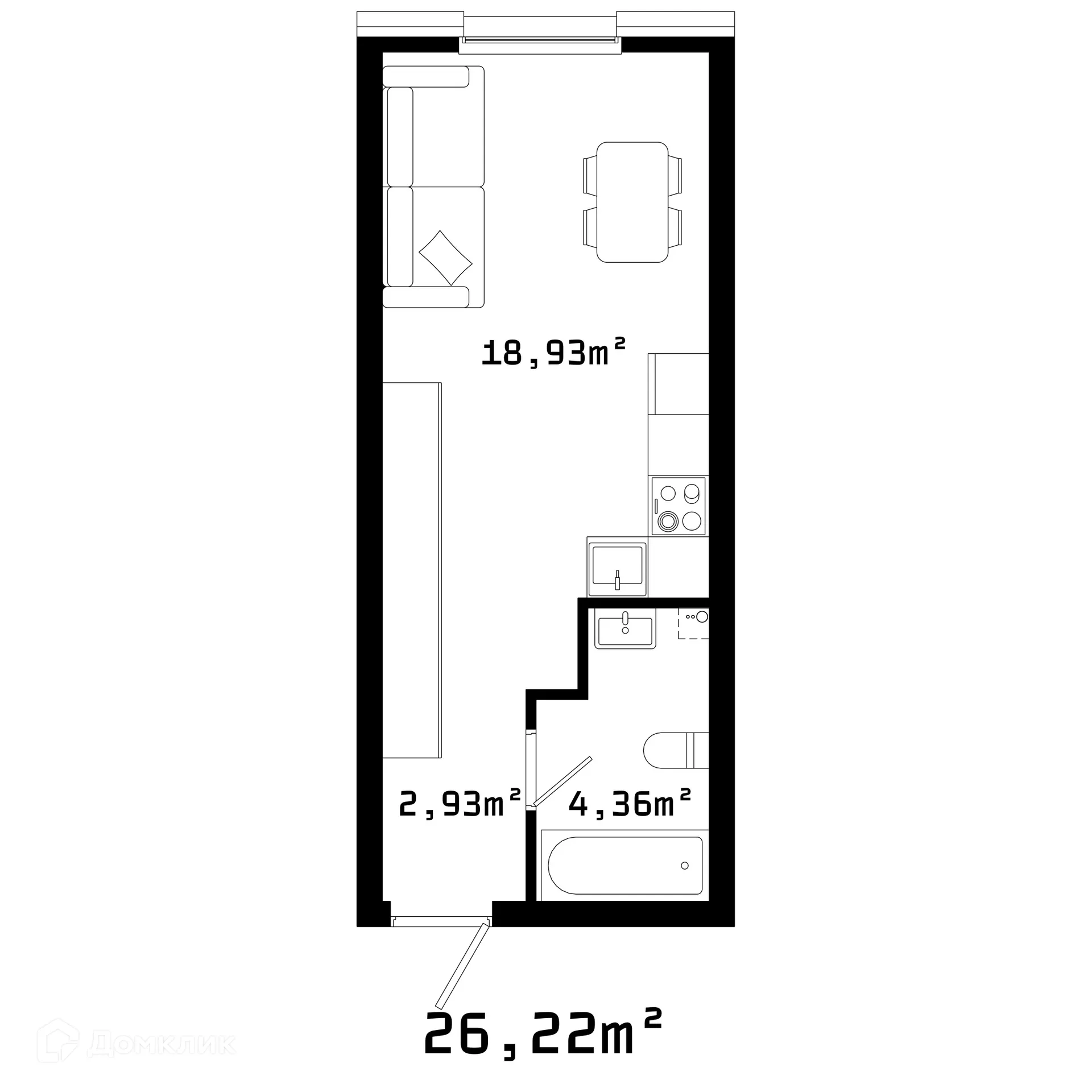 Фото квартиры в ЖК Грани