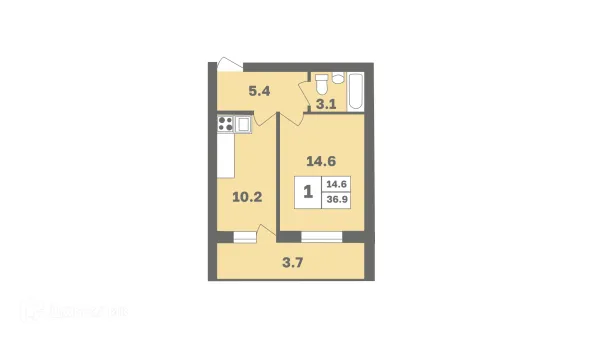 Квартира в ЖК Мечтателей