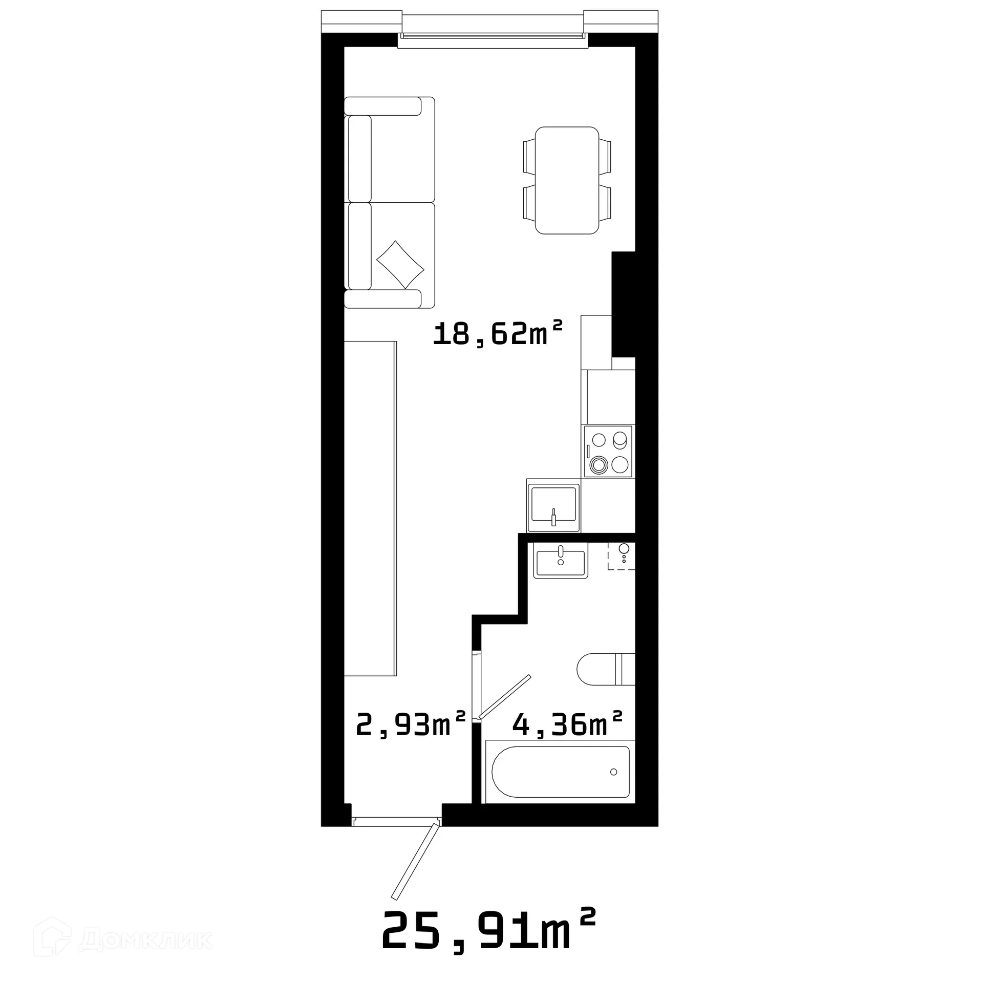 Фото квартиры в ЖК Грани