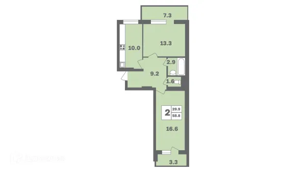 Квартира в ЖК Мечтателей