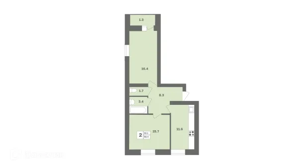 Квартира в ЖК Мечтателей