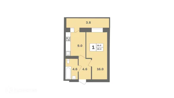 Квартира в ЖК Мечтателей