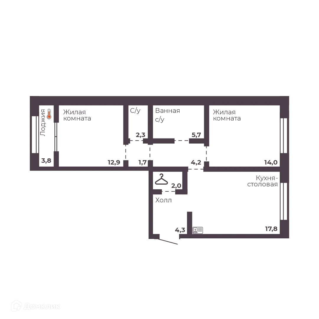 Фото квартиры в ЖК "4 Ленина"
