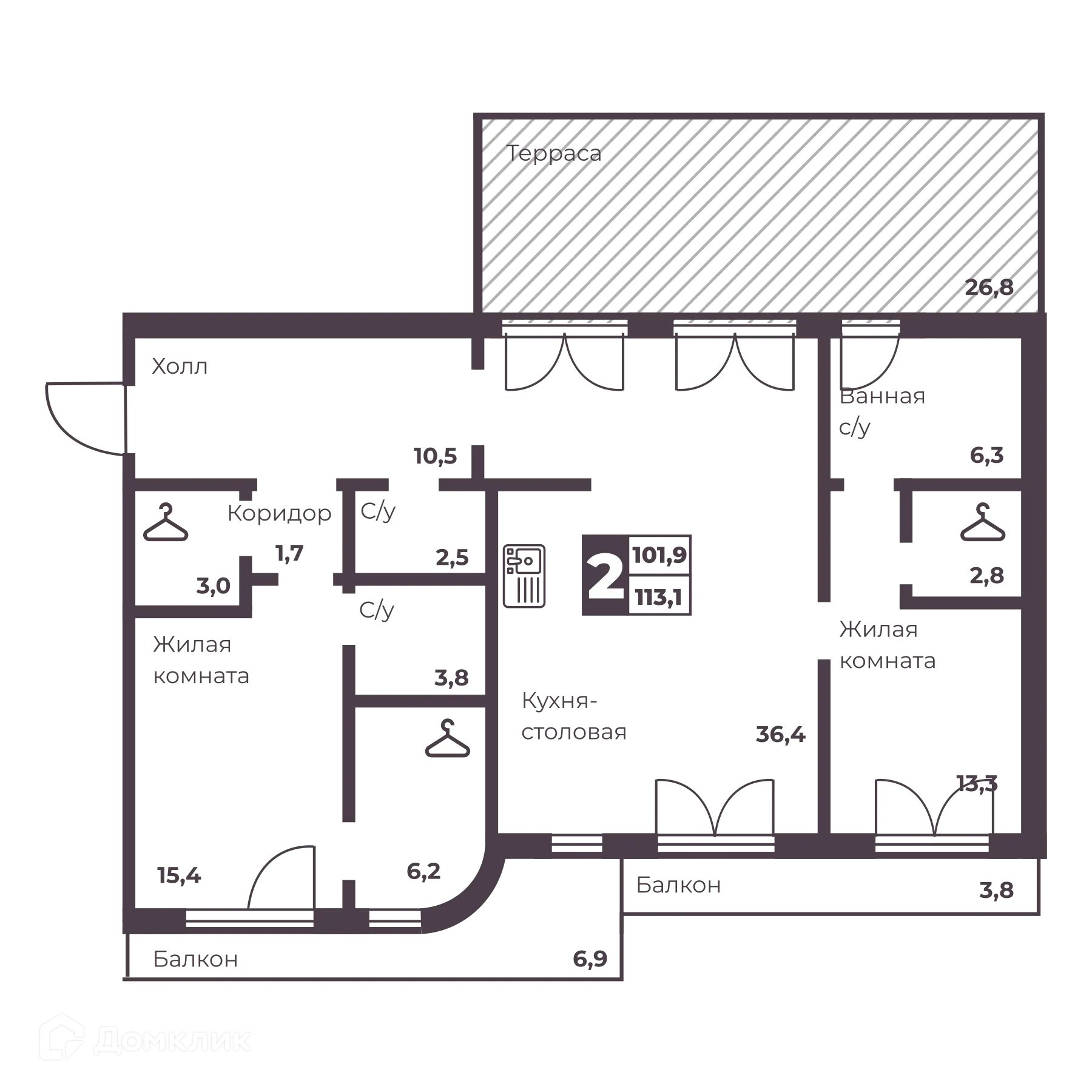 Фото квартиры в ЖК "4 Ленина"