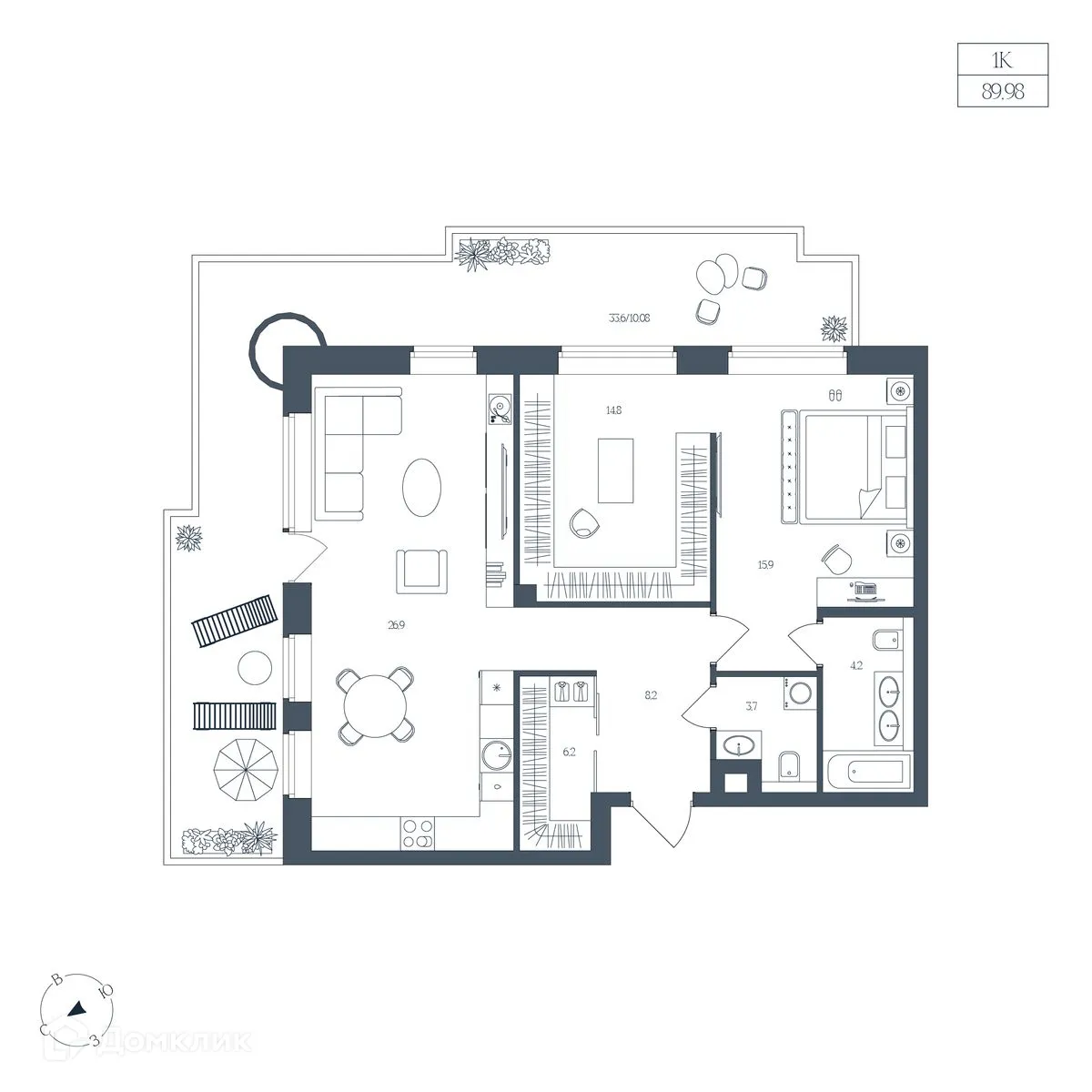 Фото квартиры в ЖК Клубный дом "Большой"