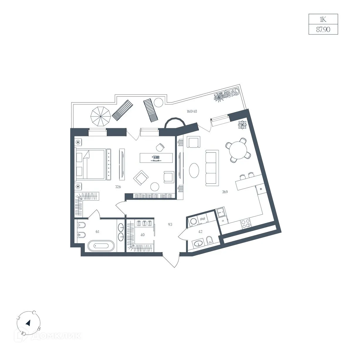 Фото квартиры в ЖК Клубный дом "Большой"