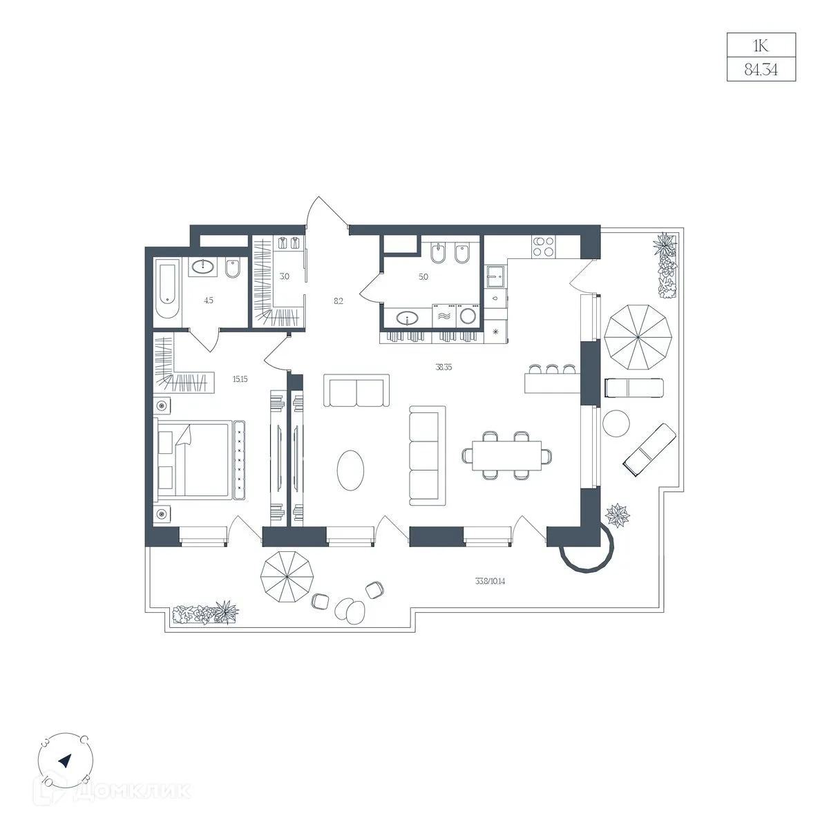 Фото квартиры в ЖК Клубный дом "Большой"