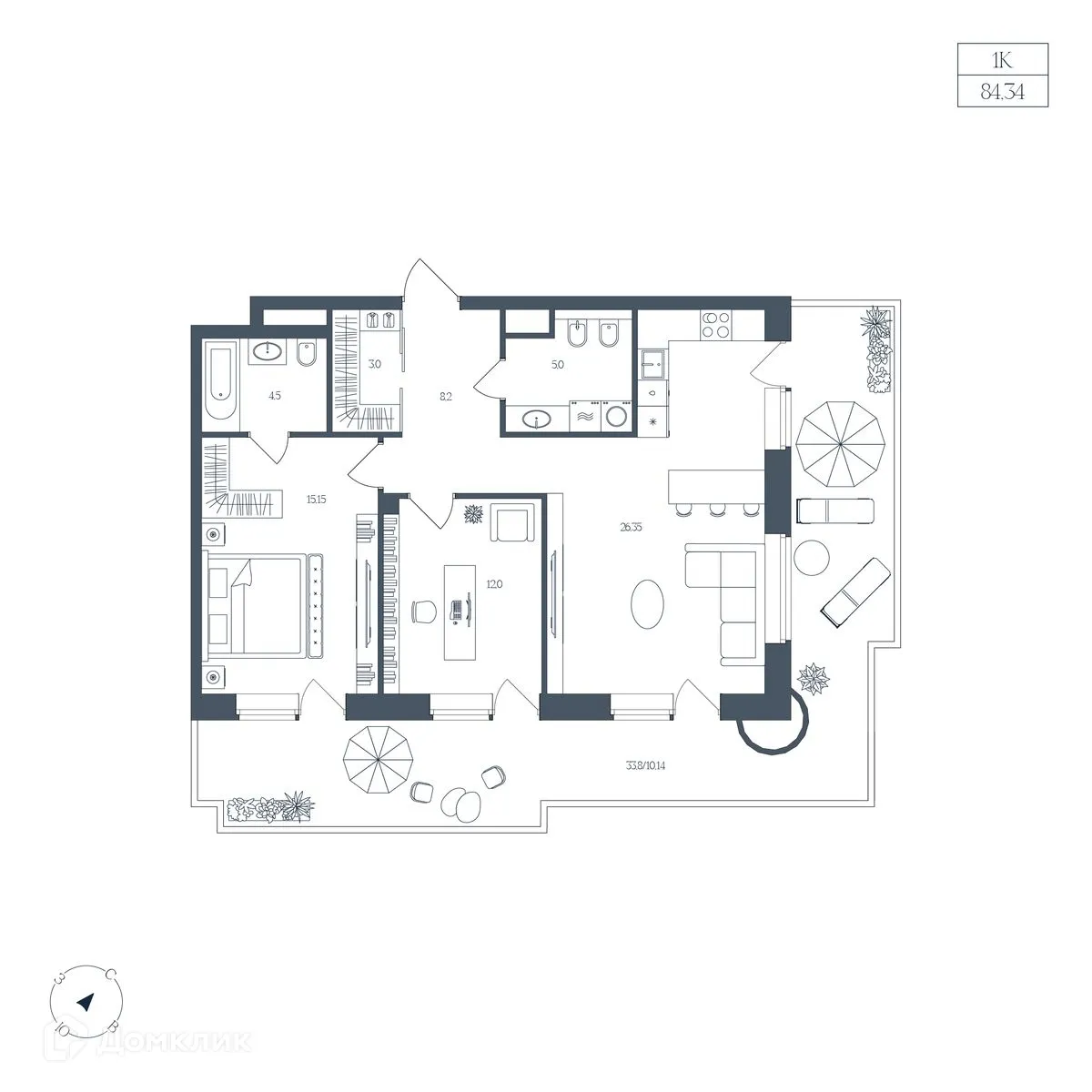 Фото квартиры в ЖК Клубный дом "Большой"