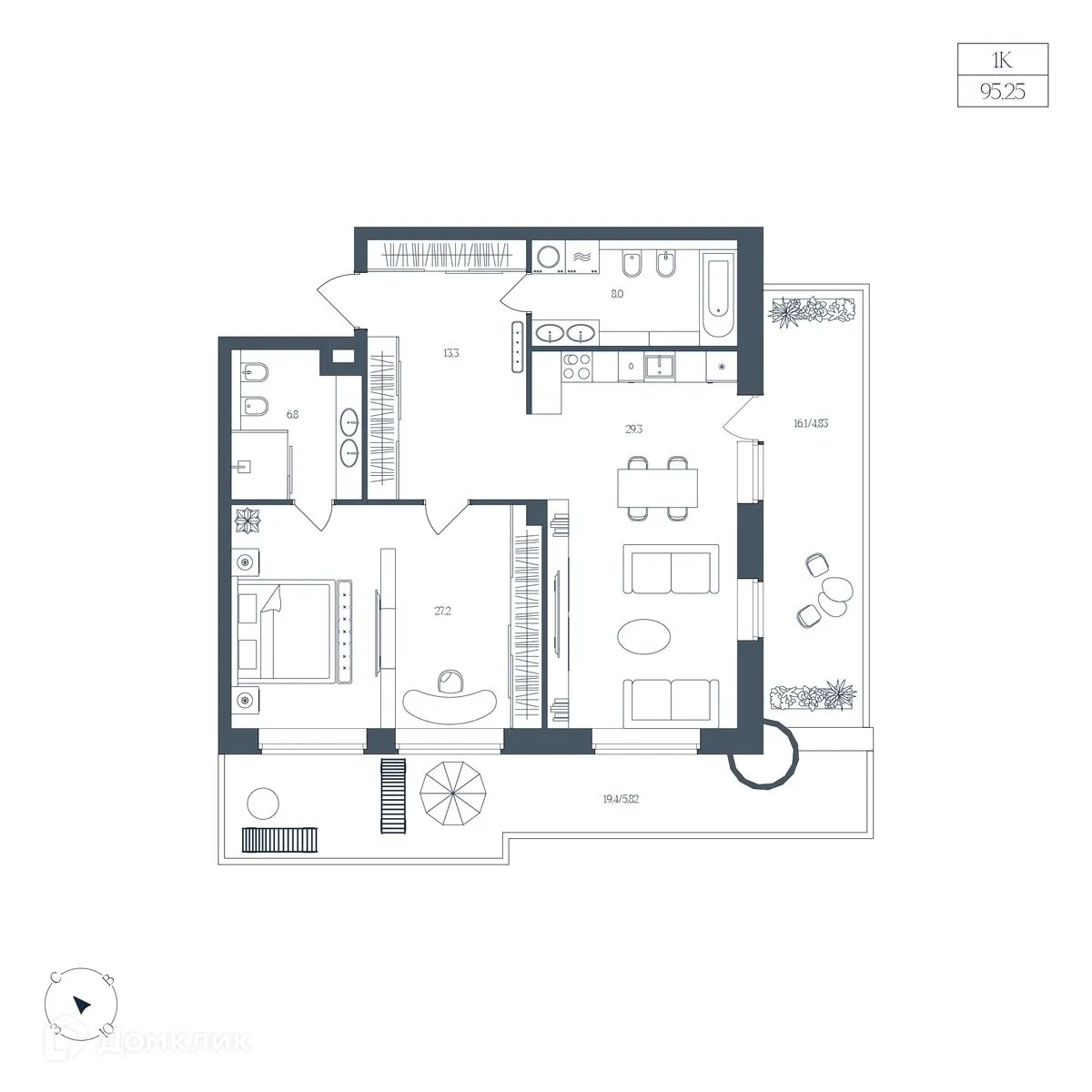Фото квартиры в ЖК Клубный дом "Большой"