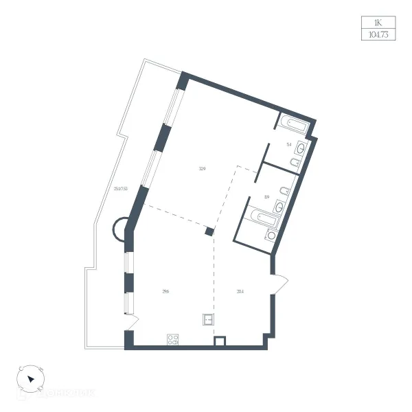 1 комн. квартиры в Челябинске новостройки
