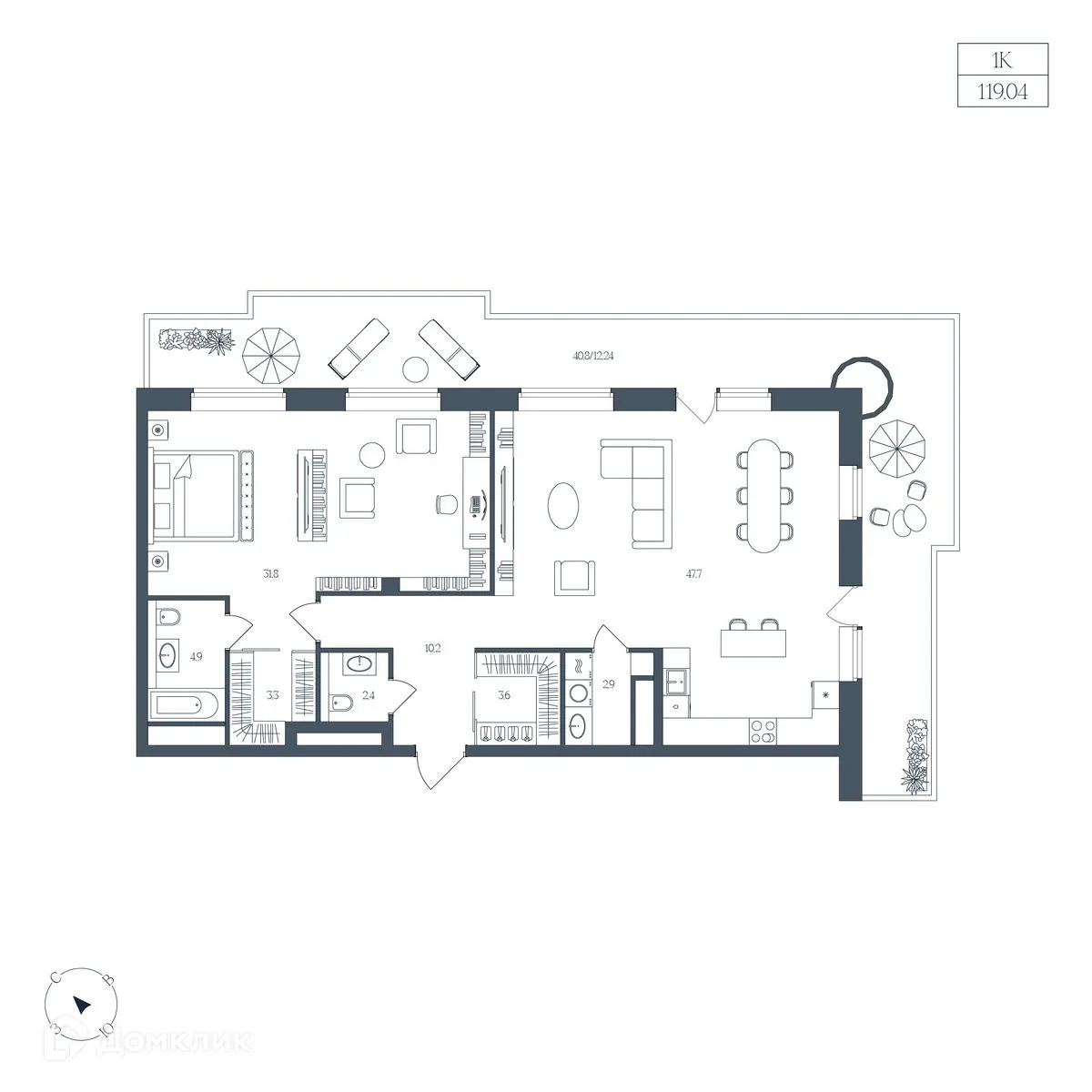 Фото квартиры в ЖК Клубный дом "Большой"