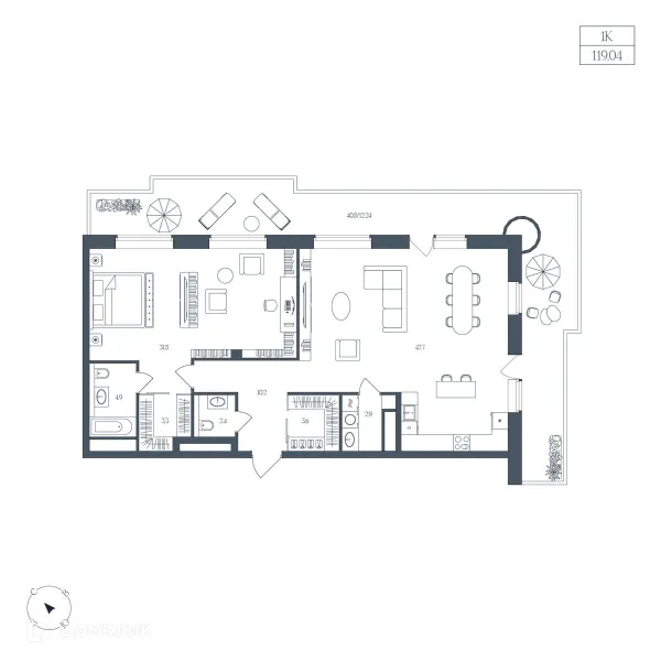 1 комн. квартиры в Челябинске новостройки