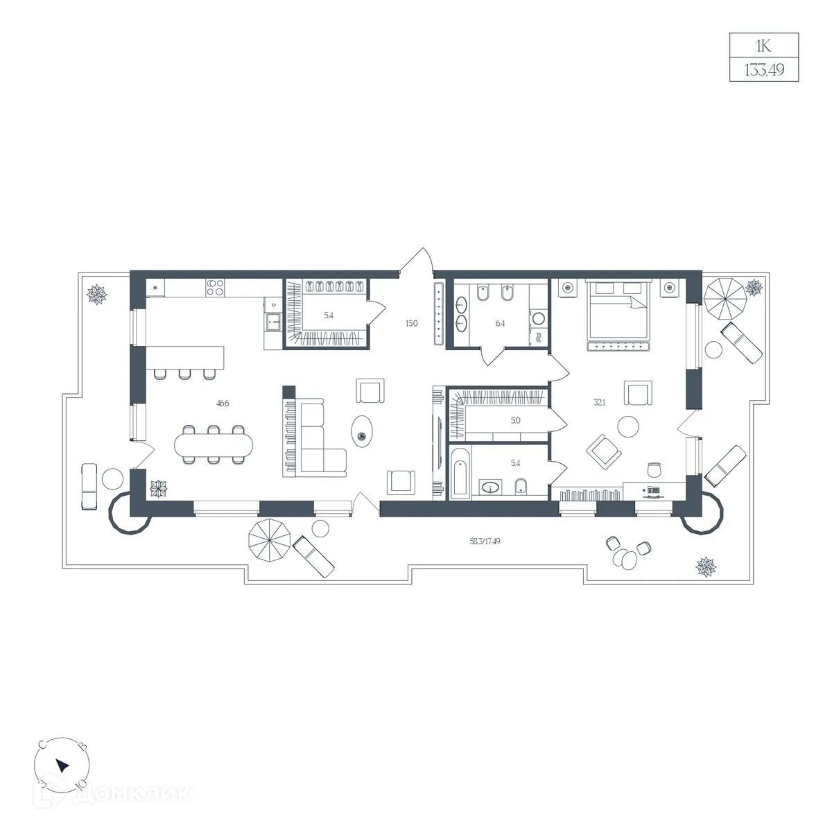 Фото квартиры в ЖК Клубный дом "Большой"