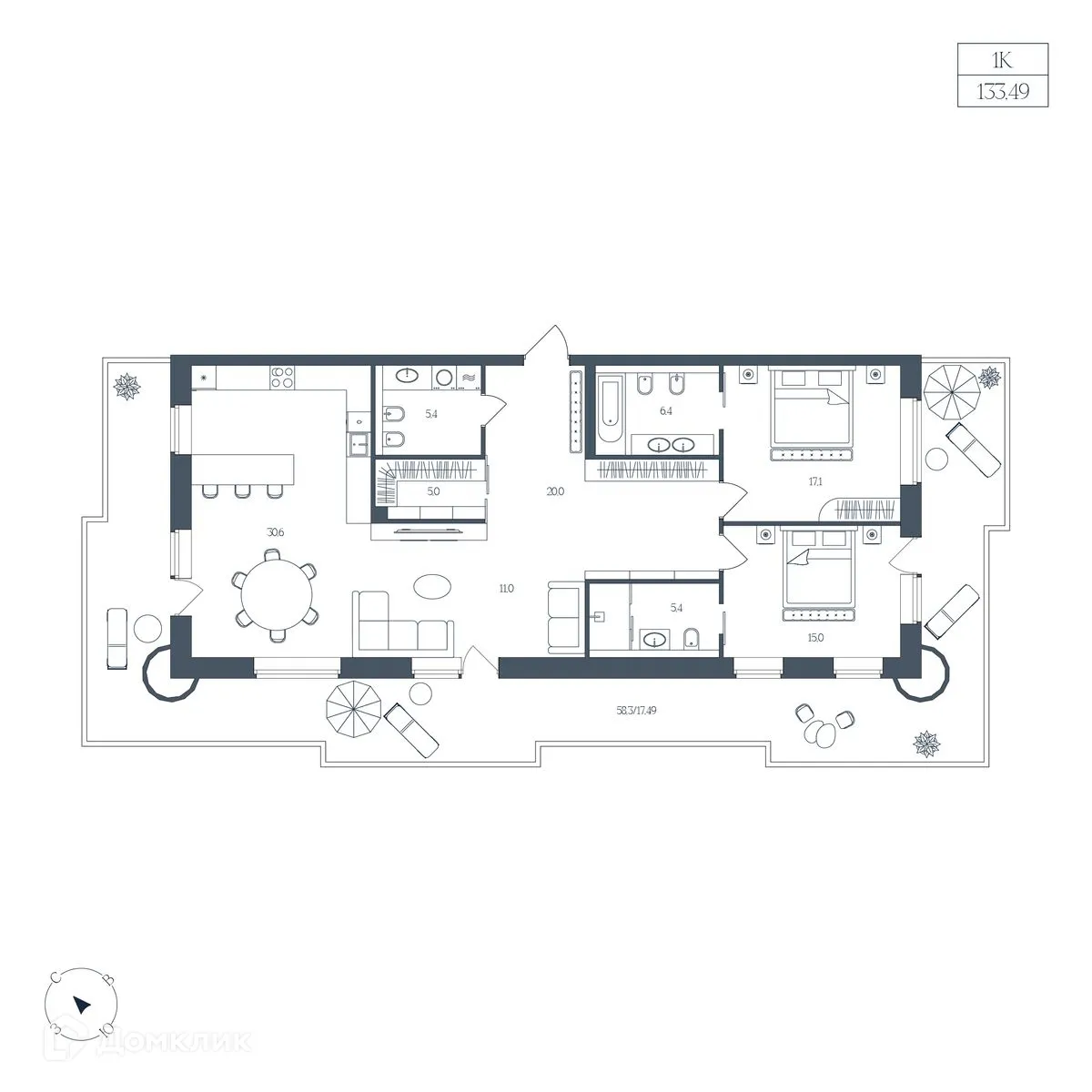 Фото квартиры в ЖК Клубный дом "Большой"