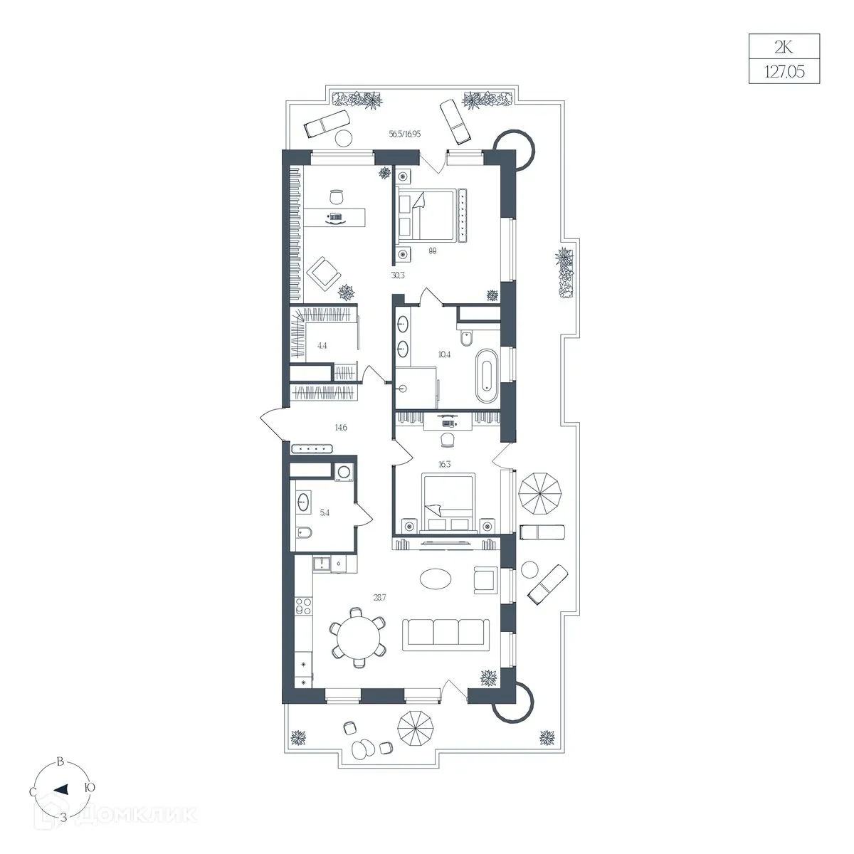 Фото квартиры в ЖК Клубный дом "Большой"