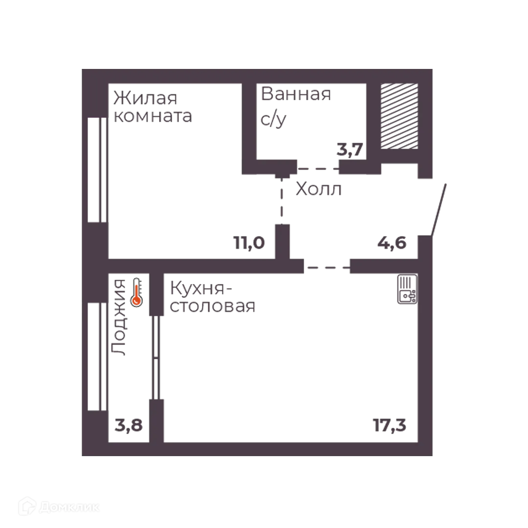 Фото квартиры в ЖК "4 Ленина"