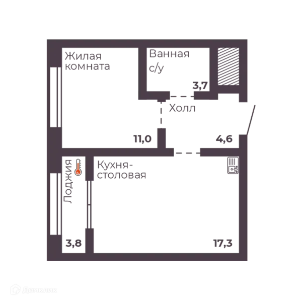 1 комн. квартиры в Челябинске новостройки