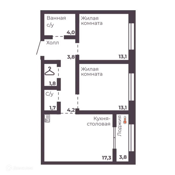 2 комн. квартиры в Челябинске новостройки