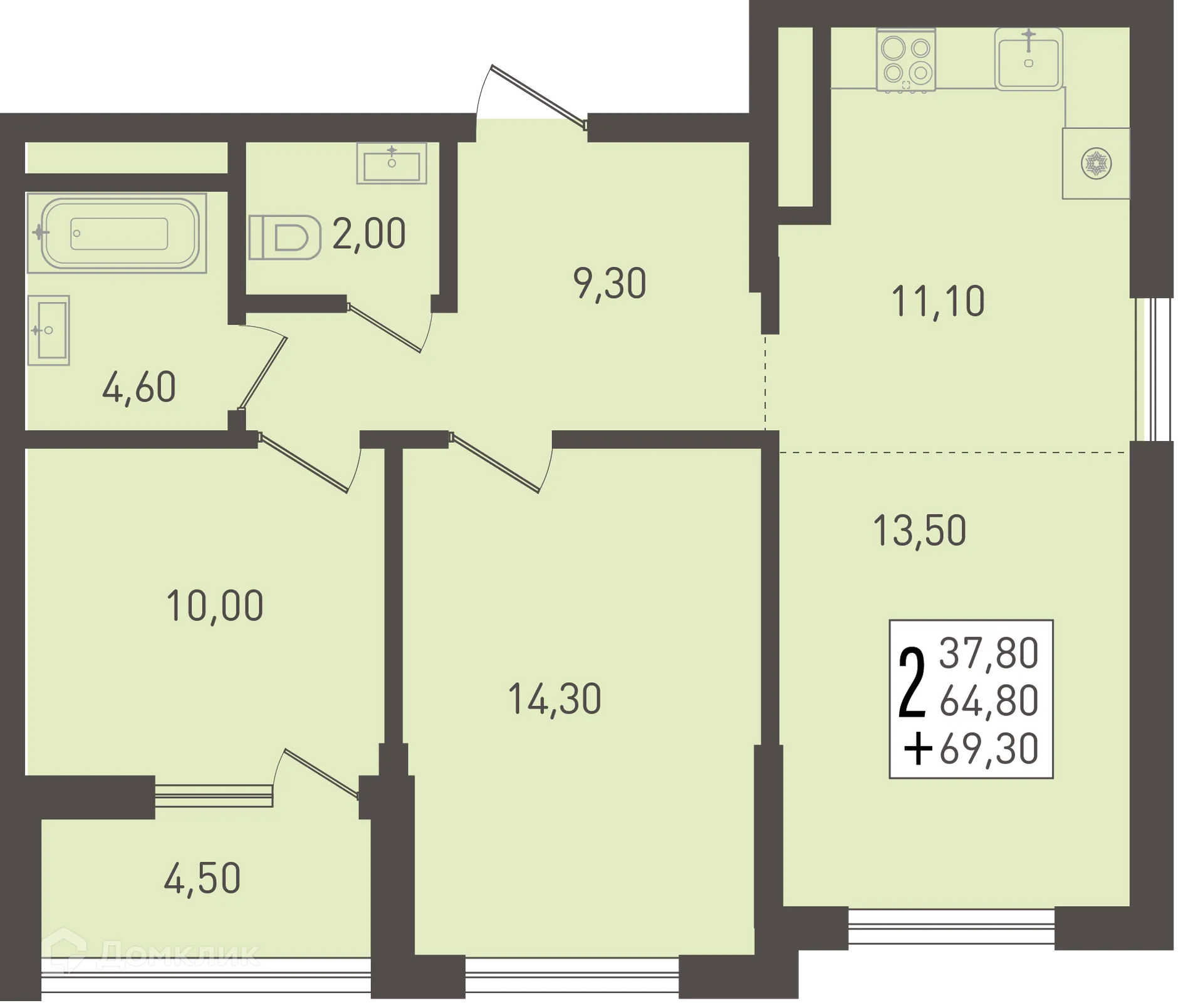 Фото квартиры в ЖК ЮГГЕ
