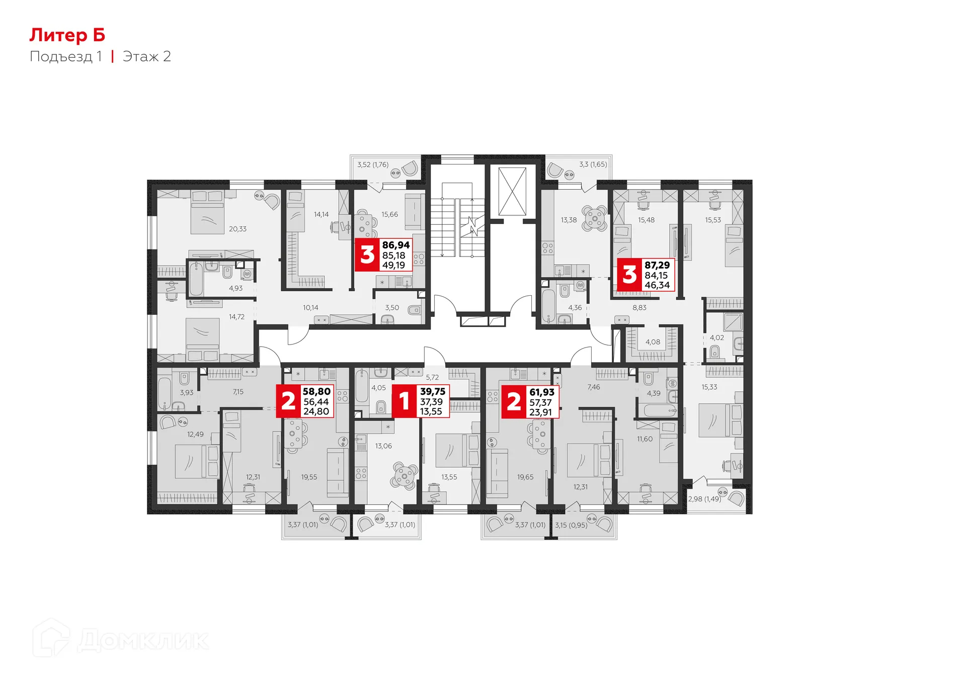 Фото квартиры в ЖК К24