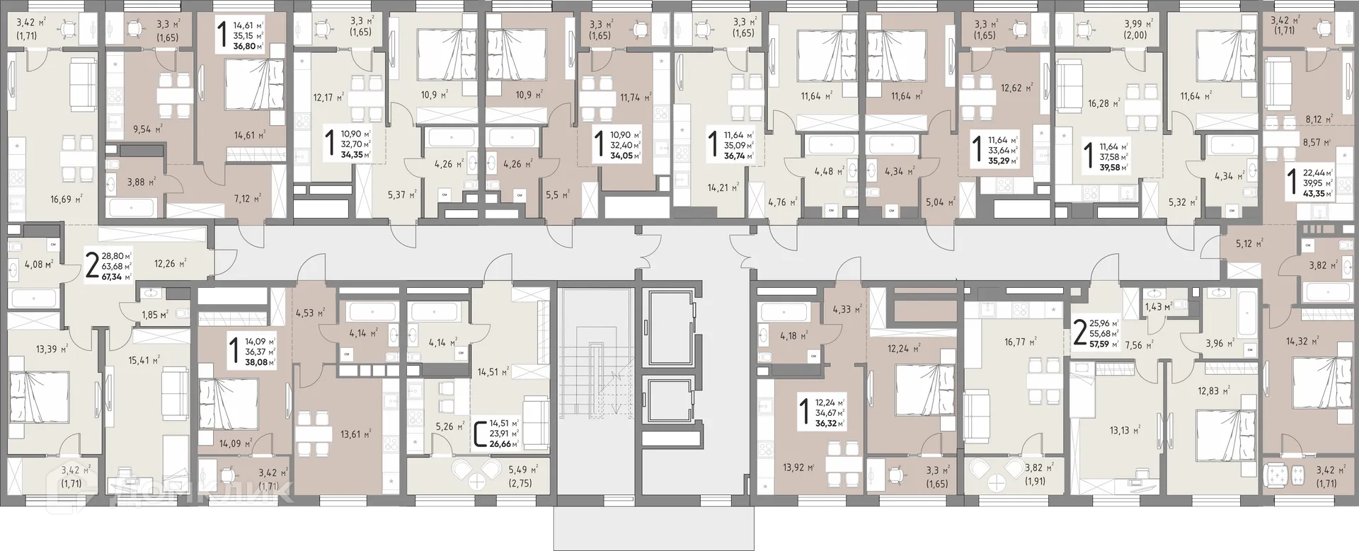 Фото квартиры в ЖК Станиславский