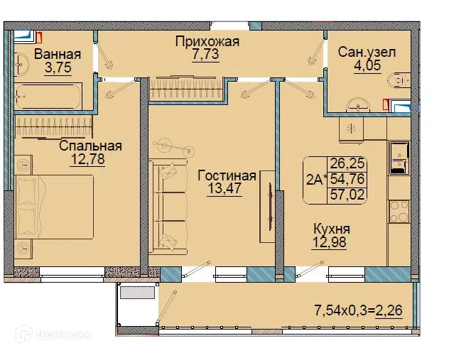 Фото квартиры в ЖК Репин-Парк