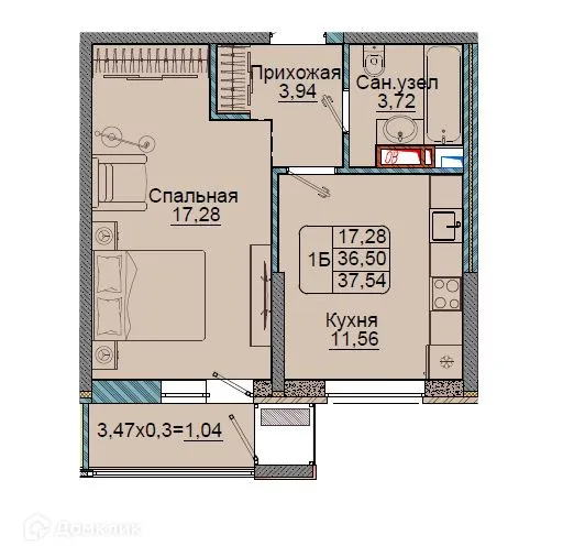 Фото квартиры в ЖК Репин-Парк