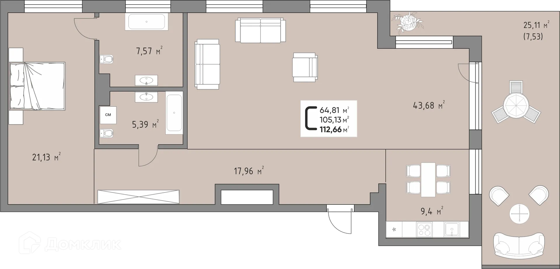 Фото квартиры в ЖК Станиславский
