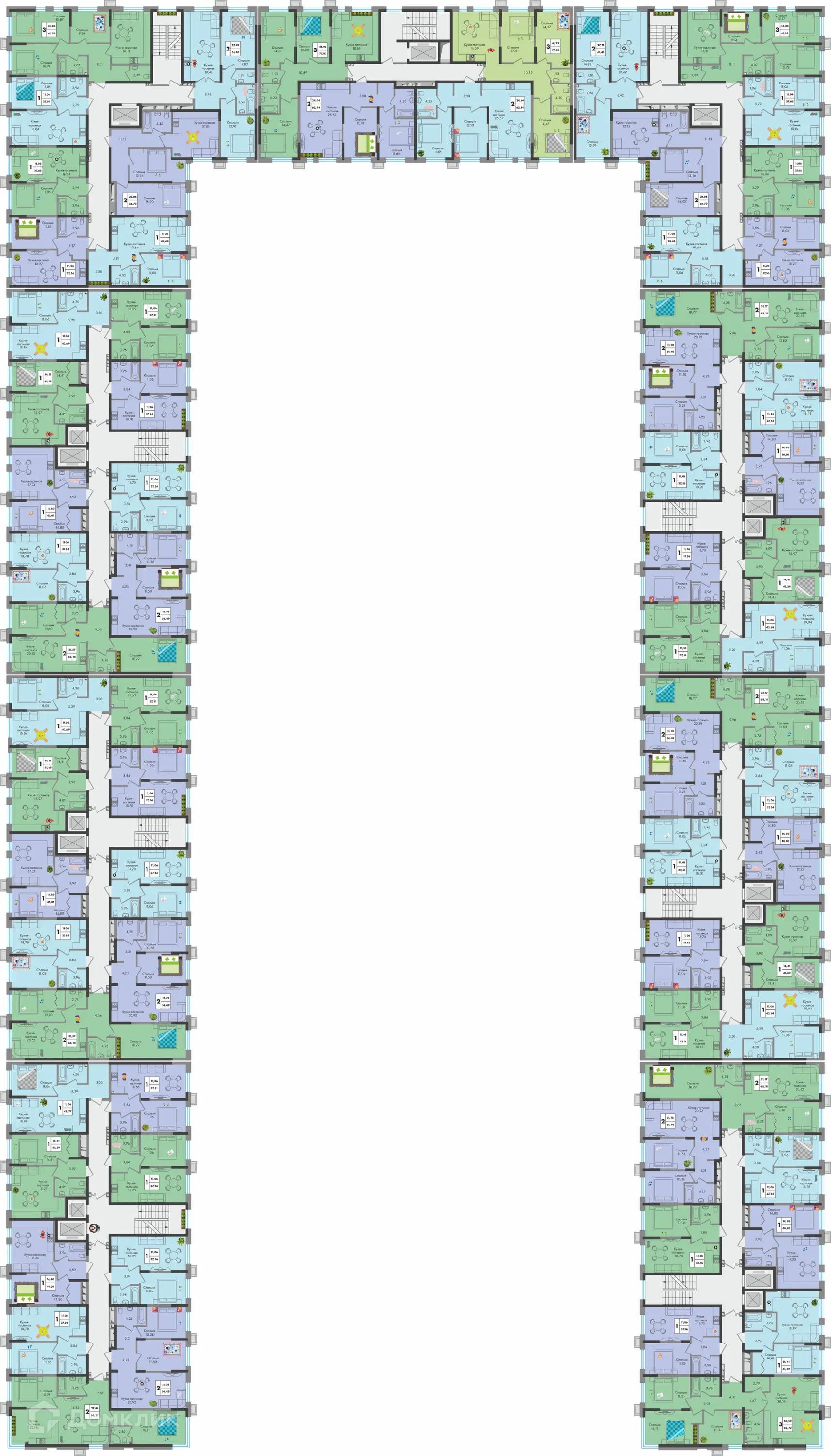 Фото квартиры в ЖК ЗЕЛЕНАЯ ТЕРРИТОРИЯ