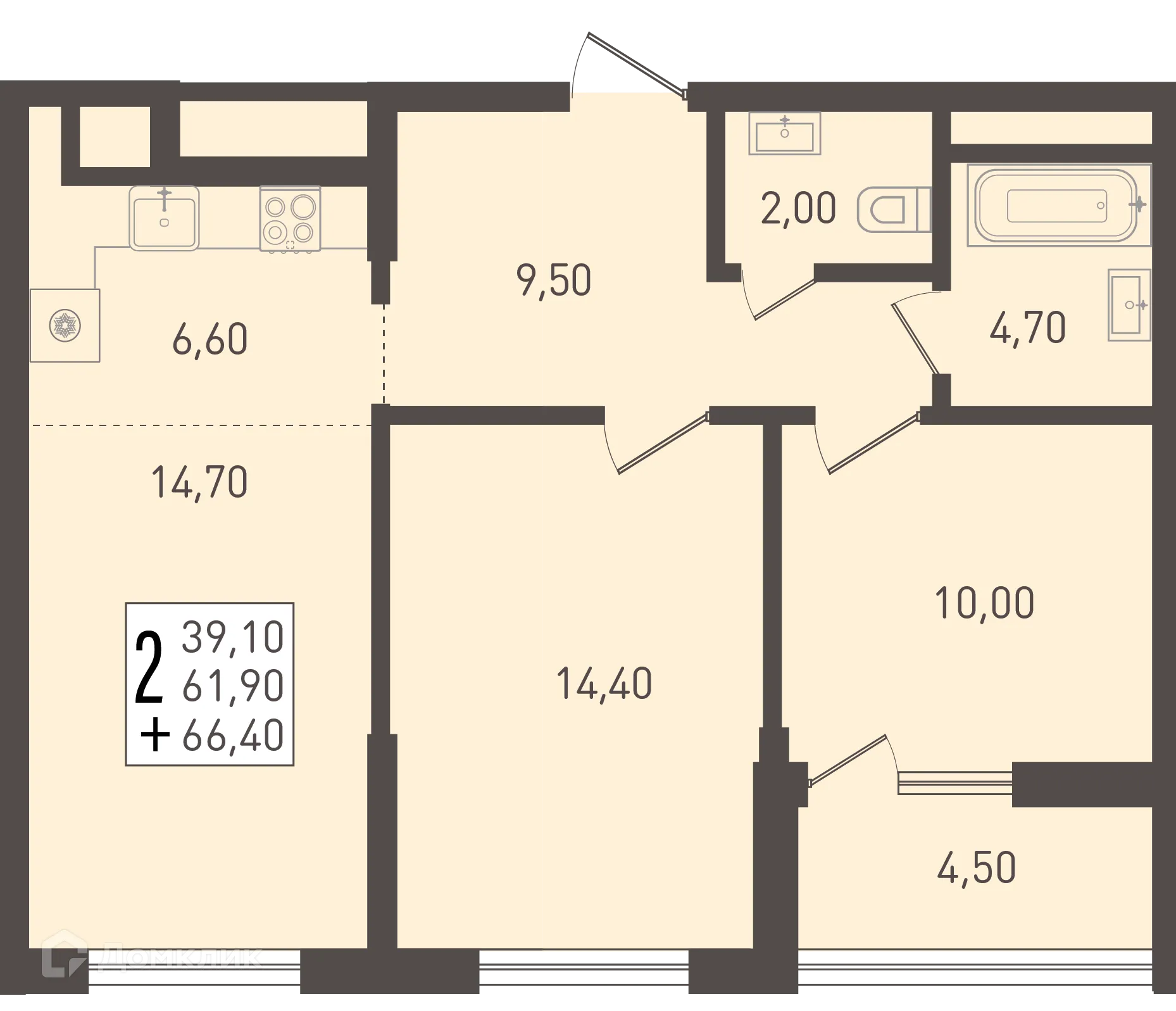 Фото квартиры в ЖК ЮГГЕ