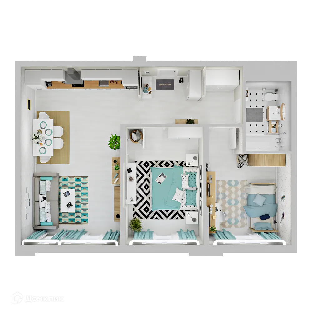 Фото квартиры в ЖК ЗЕЛЕНАЯ ТЕРРИТОРИЯ