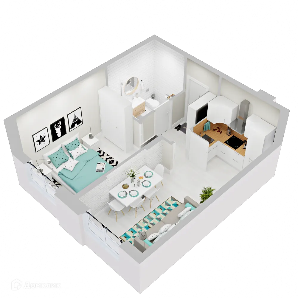 Фото квартиры в ЖК ЗЕЛЕНАЯ ТЕРРИТОРИЯ