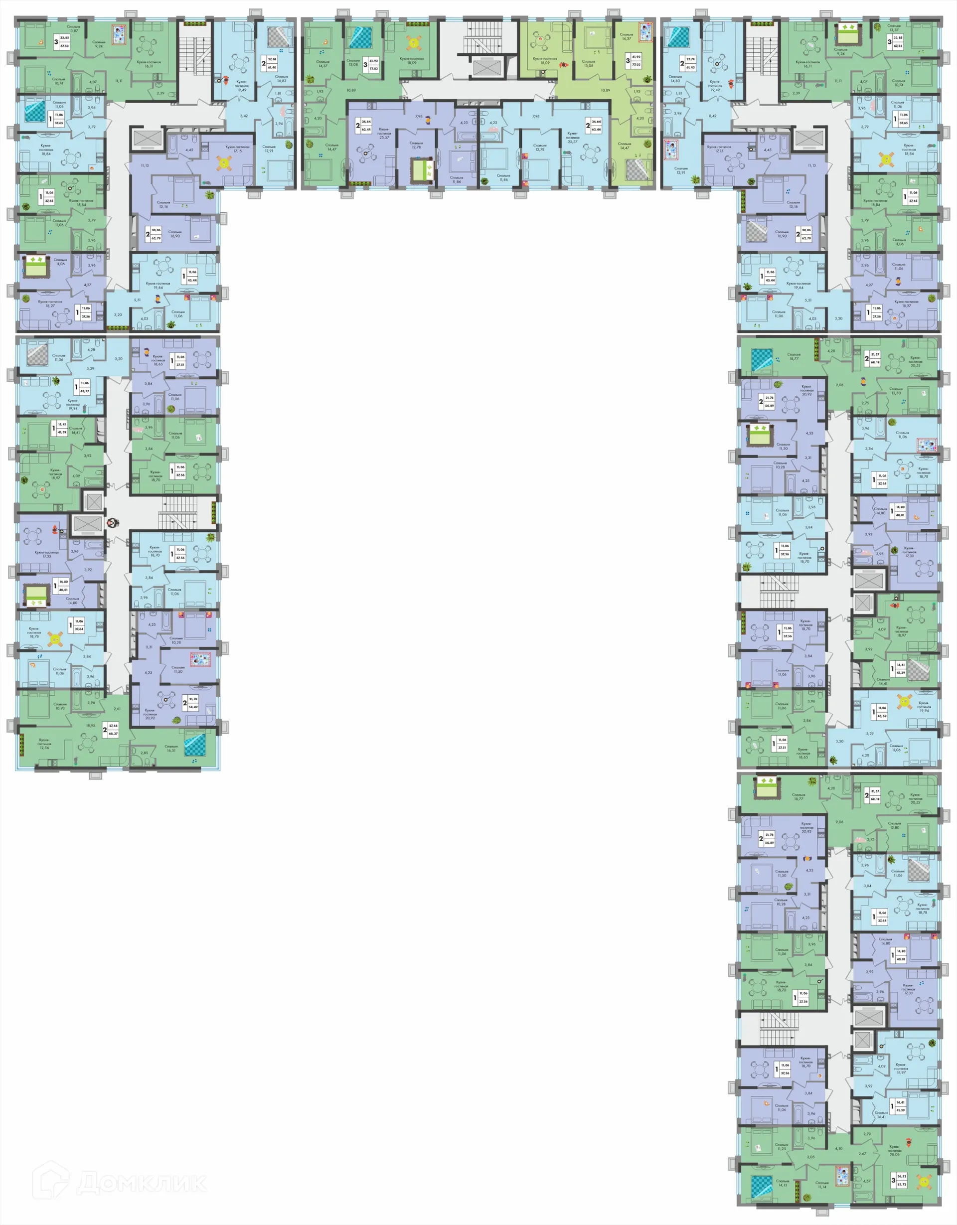 Фото квартиры в ЖК ЗЕЛЕНАЯ ТЕРРИТОРИЯ