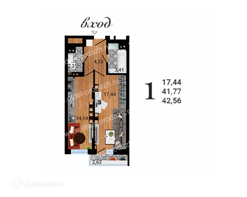 Фото квартиры в ЖК Навигатор