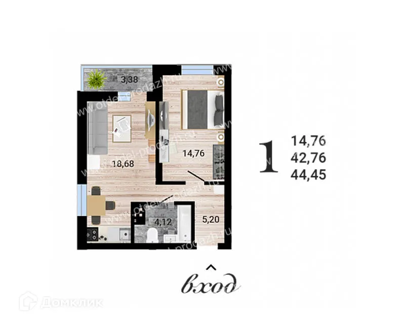 Фото квартиры в ЖК Навигатор