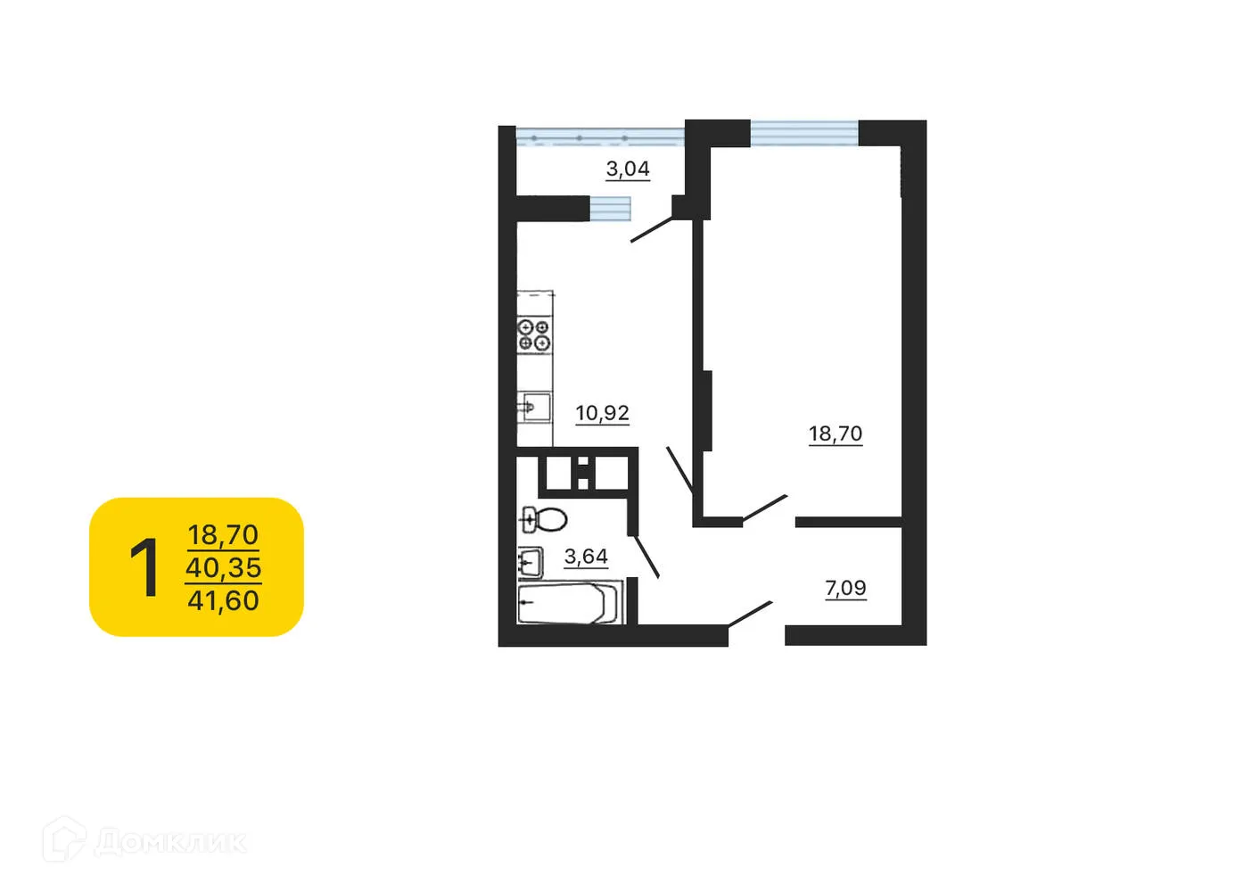 Фото квартиры в ЖК "Эверест"