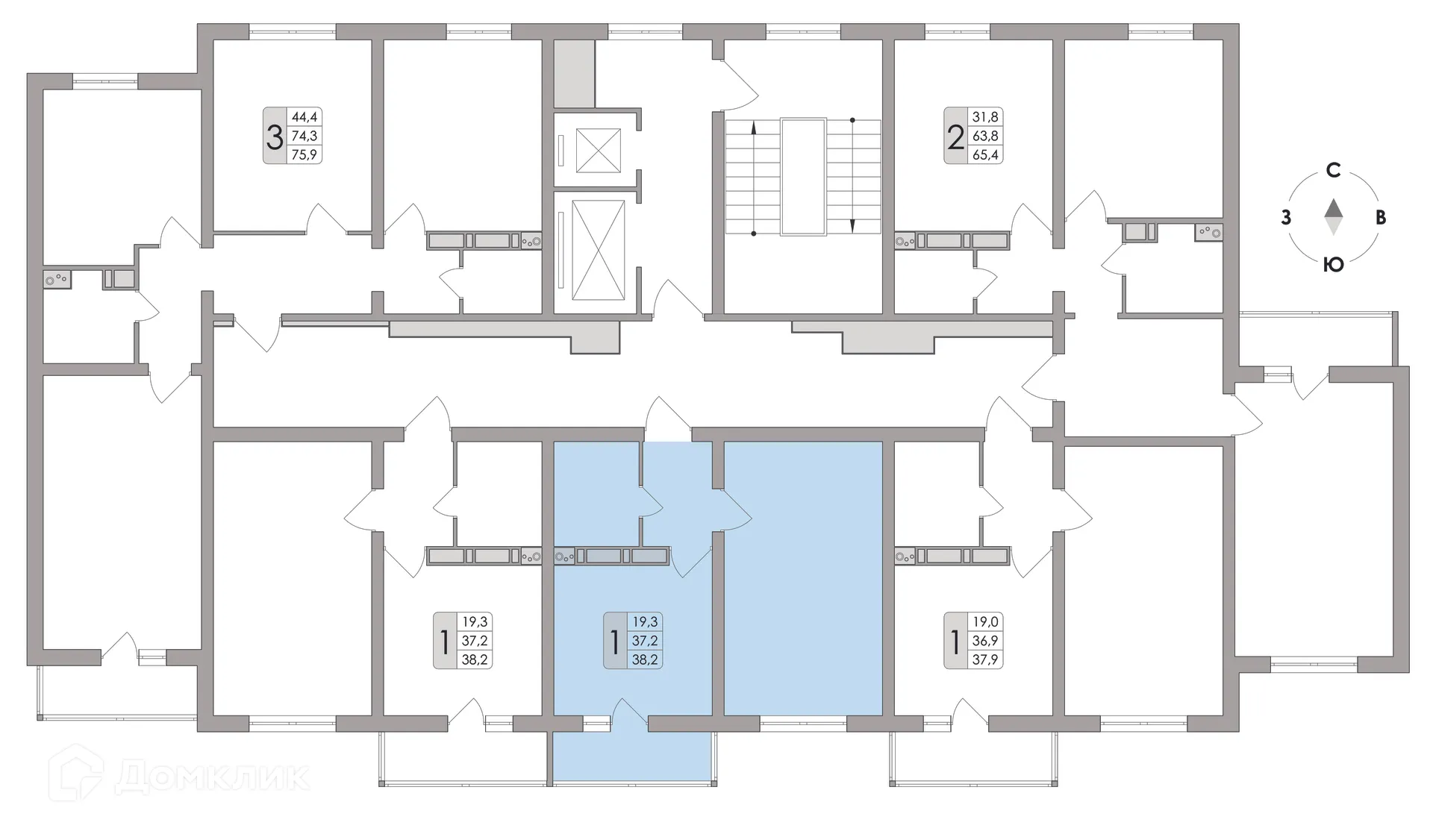 Фото квартиры в ЖК Жилой квартал "ОЗЕРКИ"