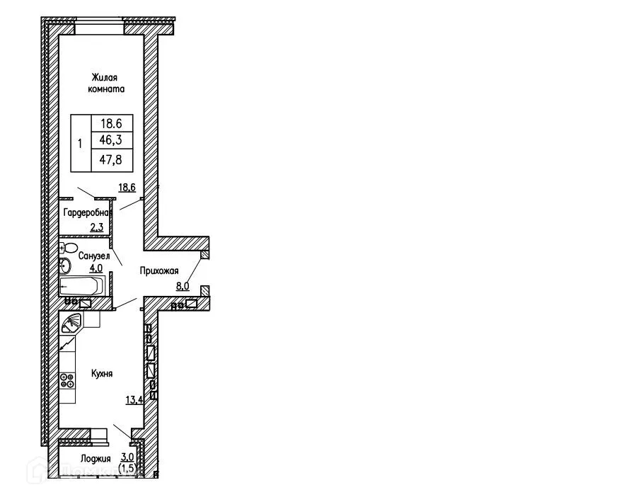 Фото квартиры в ЖК Композитор