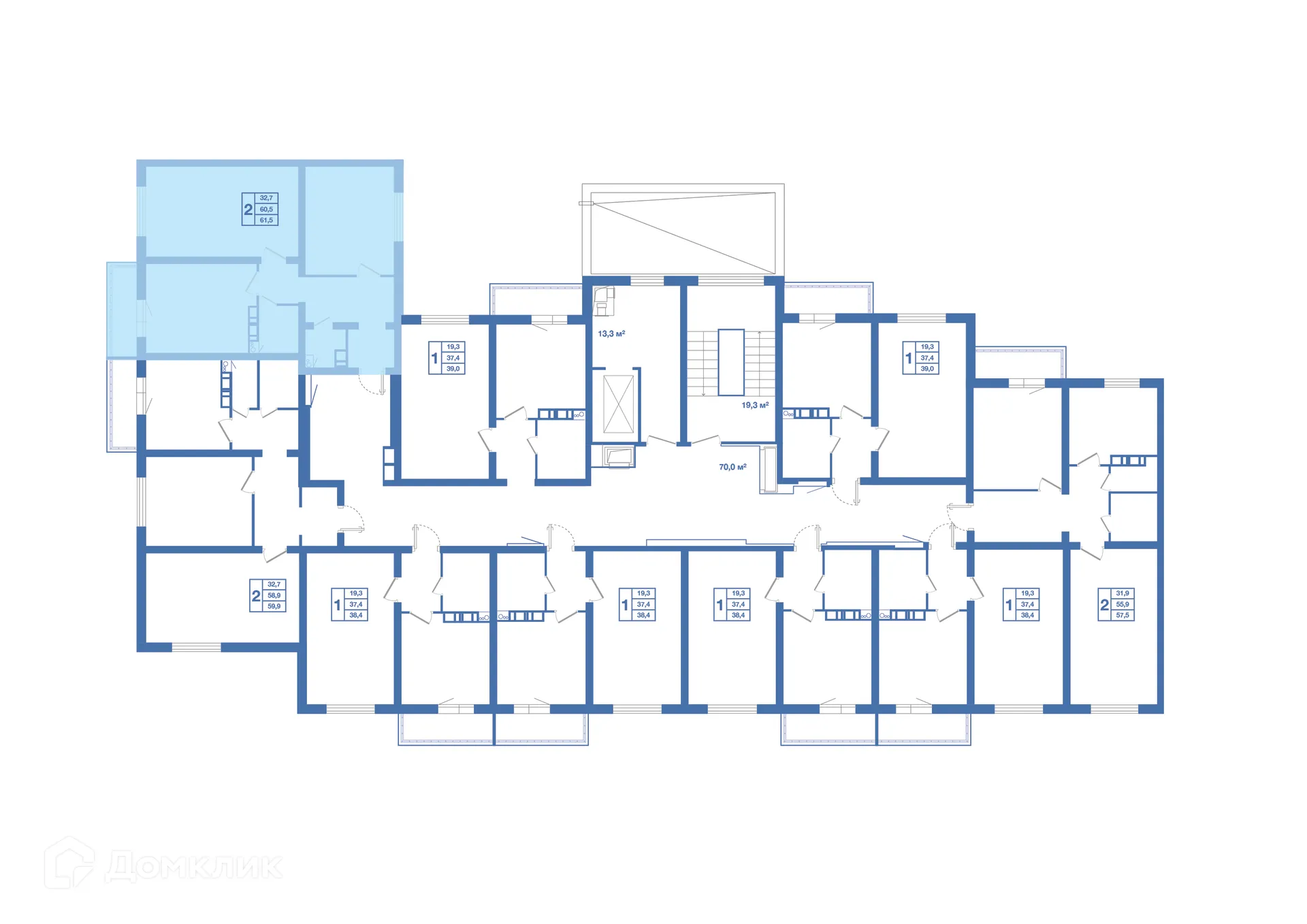 Фото квартиры в ЖК Жилой микрорайон "Новое Отрадное"