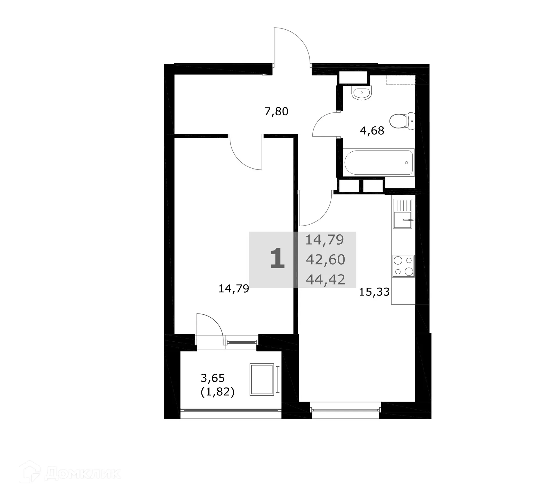 Фото квартиры в ЖК Комфорт