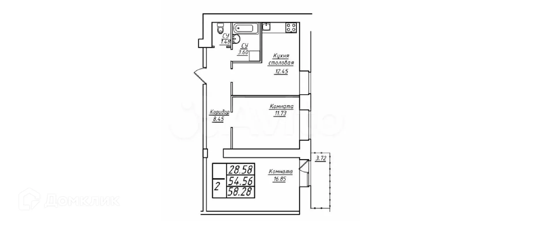 Фото квартиры в ЖК Дом у озера