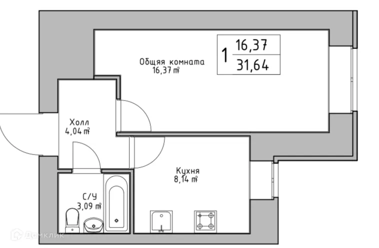 Фото квартиры в ЖК по ул Пятая линия