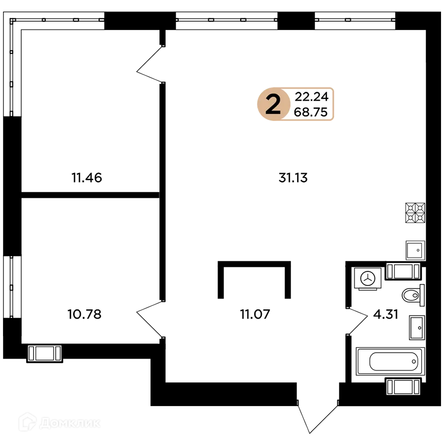 Фото квартиры в ЖК Легенда