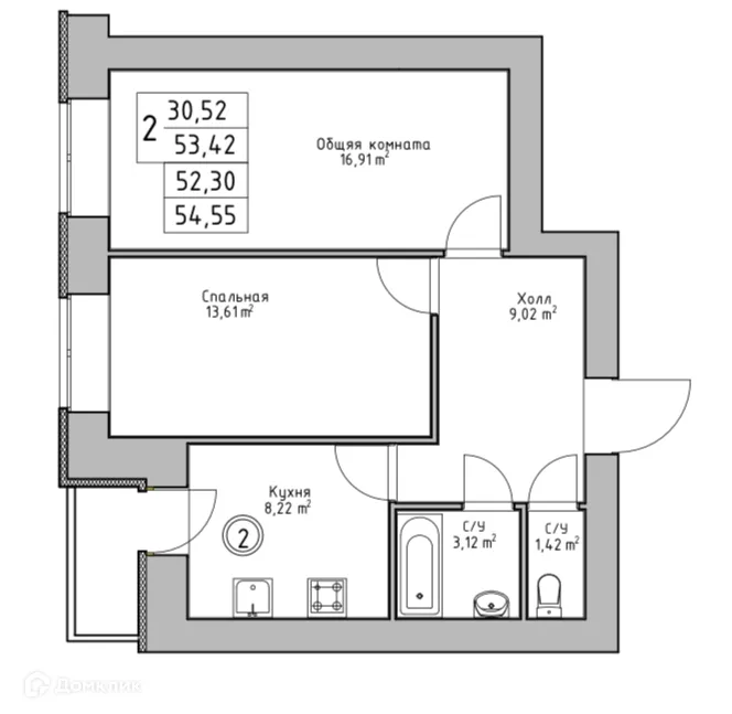 Фото квартиры в ЖК по ул Пятая линия